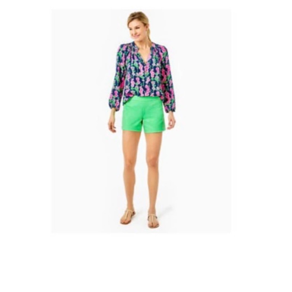 NWT!! Lilly Pulitzer - Alessi Stretch Short in Cabana Green